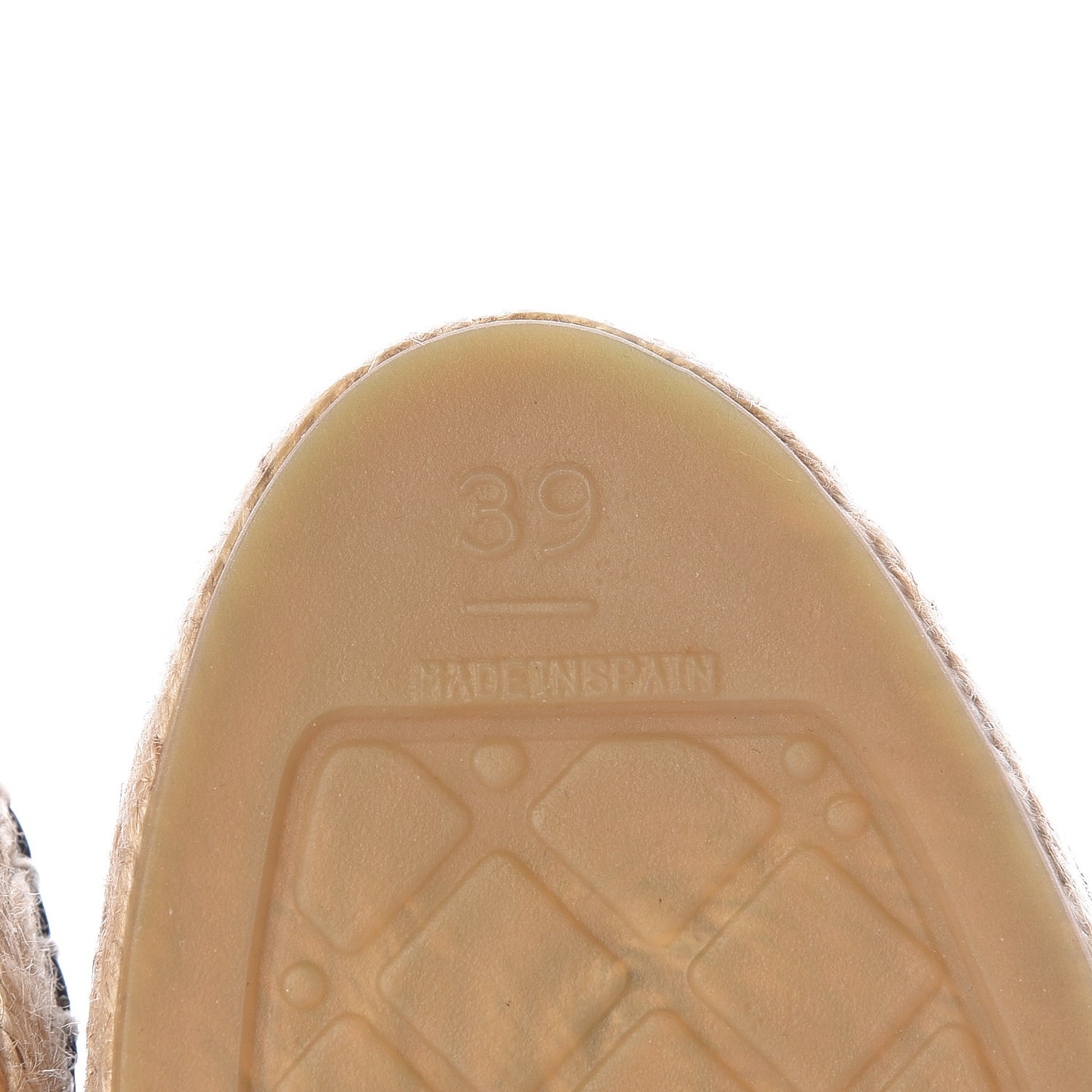 Lambskin CC Espadrilles 39 Black