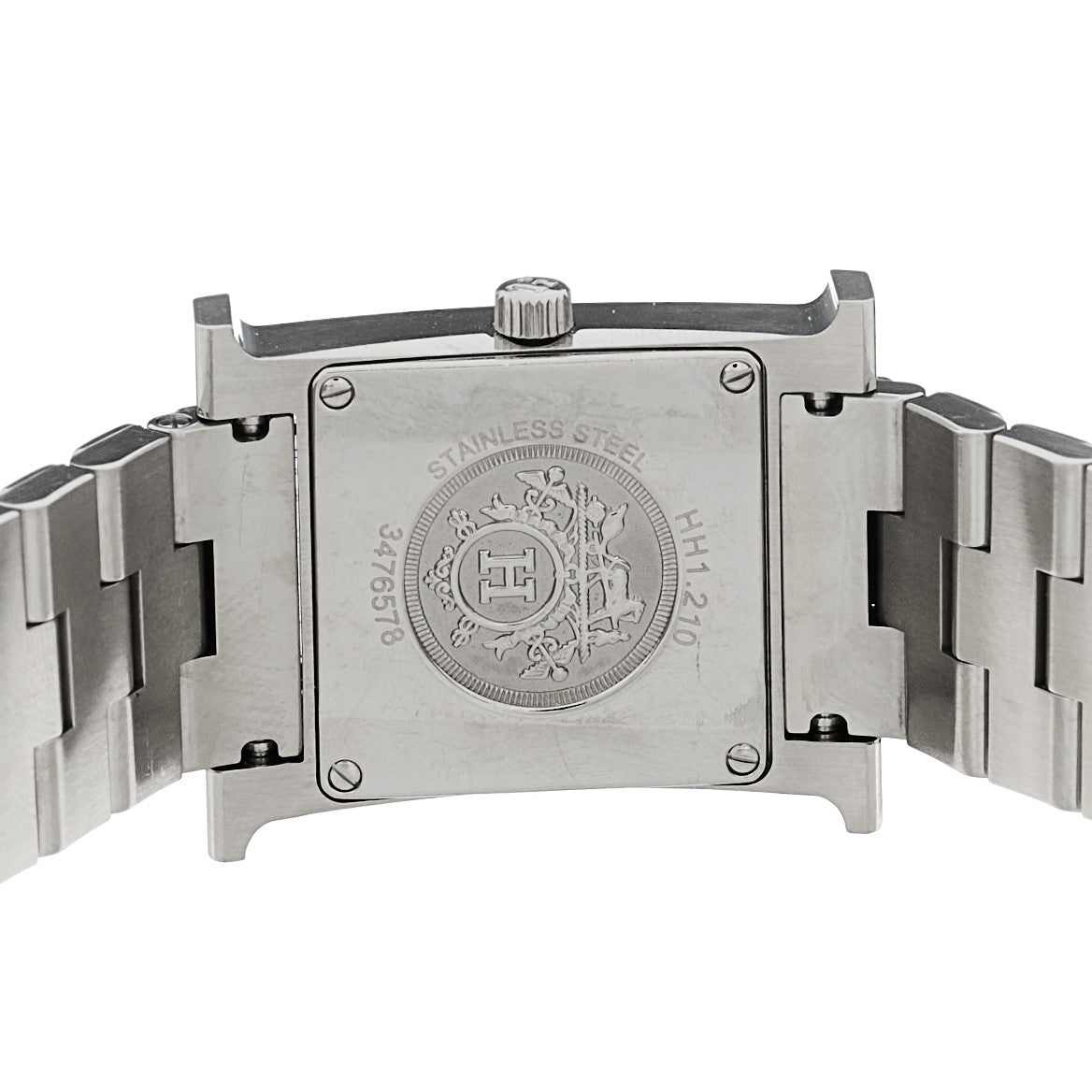Hermes Stainless Steel 21mm Heure H Hour Quartz Watch 4 of 5