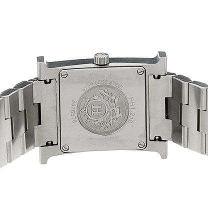 Hermes Stainless Steel 21mm Heure H Hour Quartz Watch 4 of 5