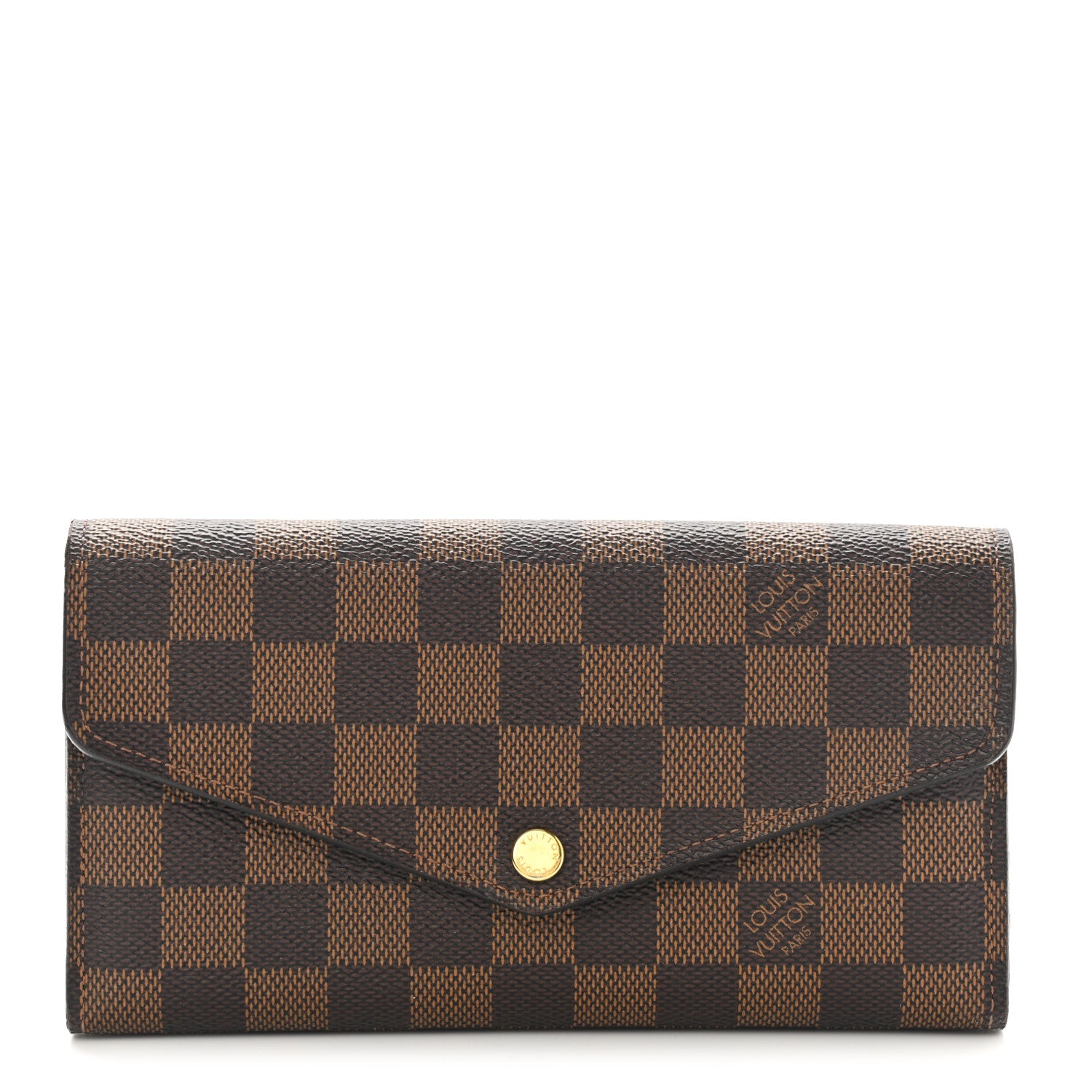 Louis Vuitton Damier Ebene Sarah Wallet NM 1 of 5