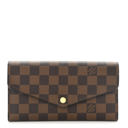 Louis Vuitton Damier Ebene Sarah Wallet NM 1 of 5