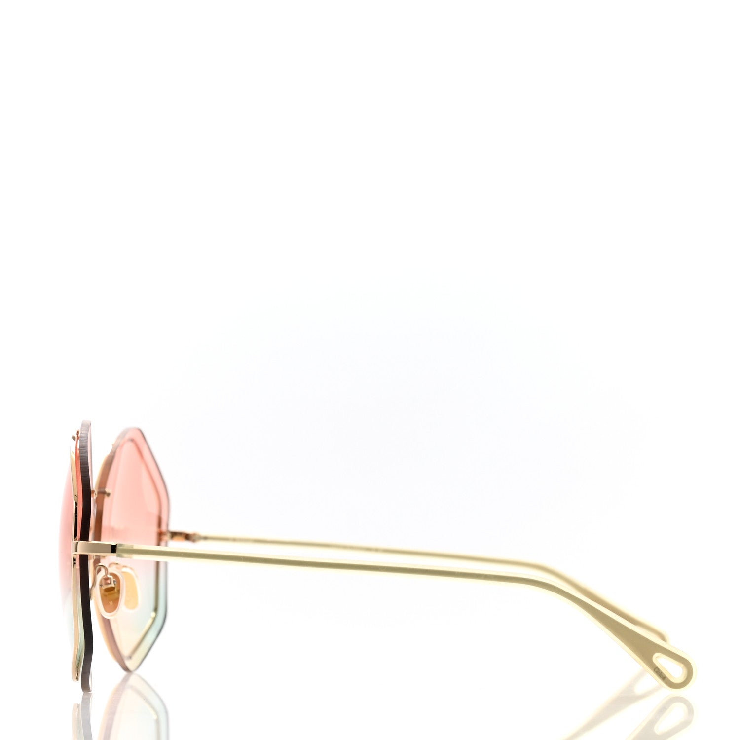 Chloe Metal Pentagon Sunglasses CH0065S Rainbow 3 of 7
