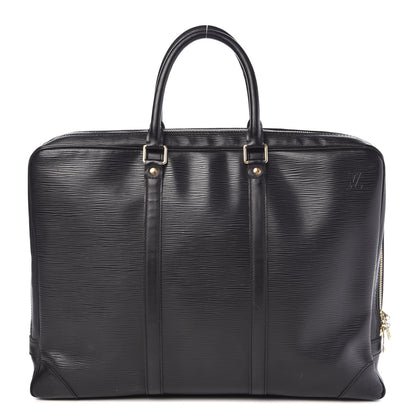 Louis Vuitton Epi Porte-Documents Voyage Briefcase Black 1 of 14