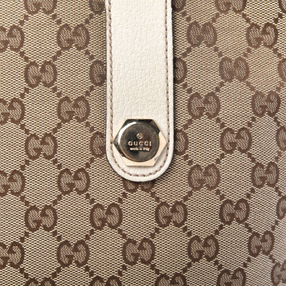 Gucci Monogram Charmy Tote Off White 10 of 14
