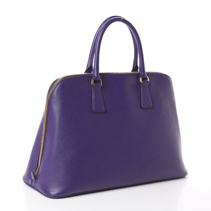 Prada Saffiano Lux Large Promenade Tote Viola 2 of 8