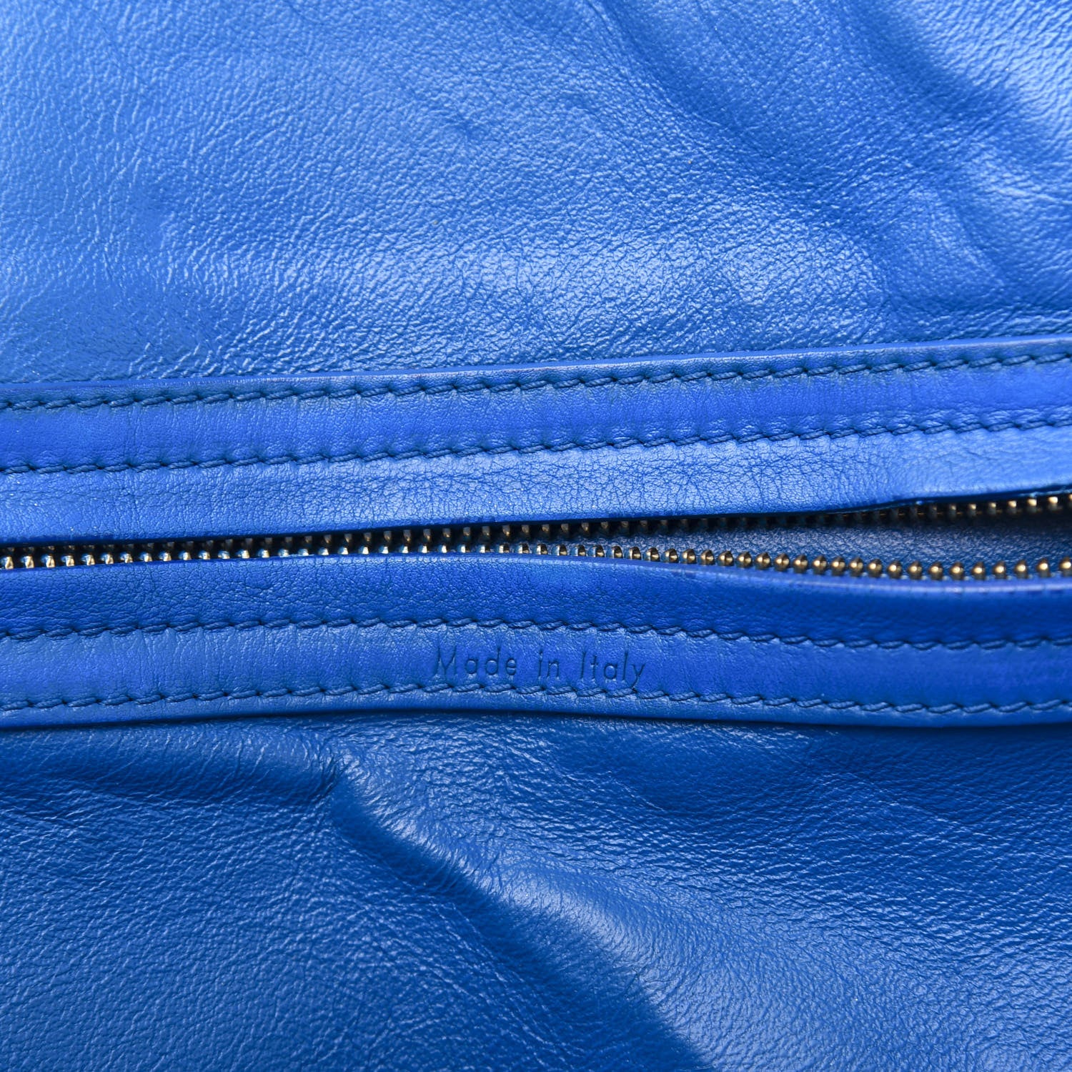 Celine Suede Medium Phantom Luggage Royal Blue 6 of 19