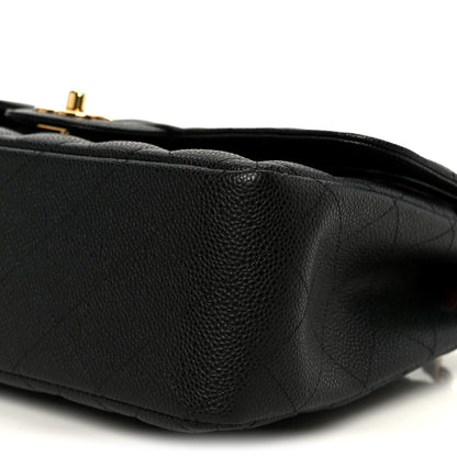 Chanel Caviar Quilted Jumbo Double Flap Black 11 of 11