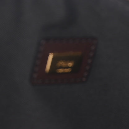 Fendi Suede Vitello King Micro FF Large Flat Pouch Sigaro  Sigaro Marrone Ebano 5 of 10