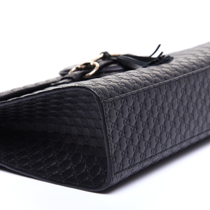 Gucci Microguccissima Medium Emily Chain Shoulder Bag Black 6 of 14