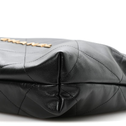 Chanel Shiny Calfskin Quilted Chanel 22 Black 11 of 11