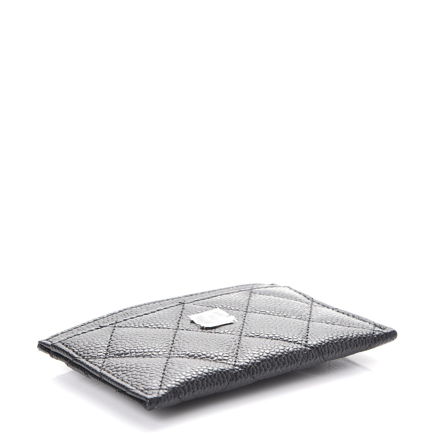 Chanel Caviar Quilted Card Holder Black 4 of 9
