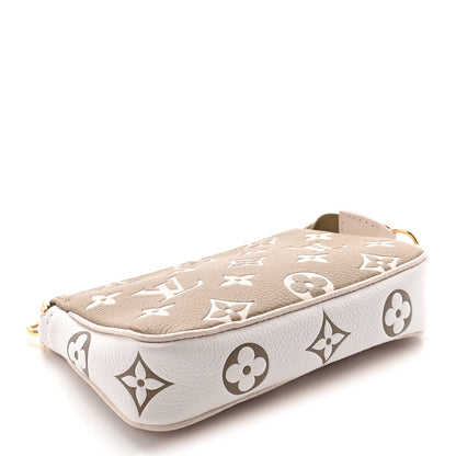 Louis Vuitton Empreinte Spring in the City Mini Pochette Accessories Kaki Beige Cream 4 of 6