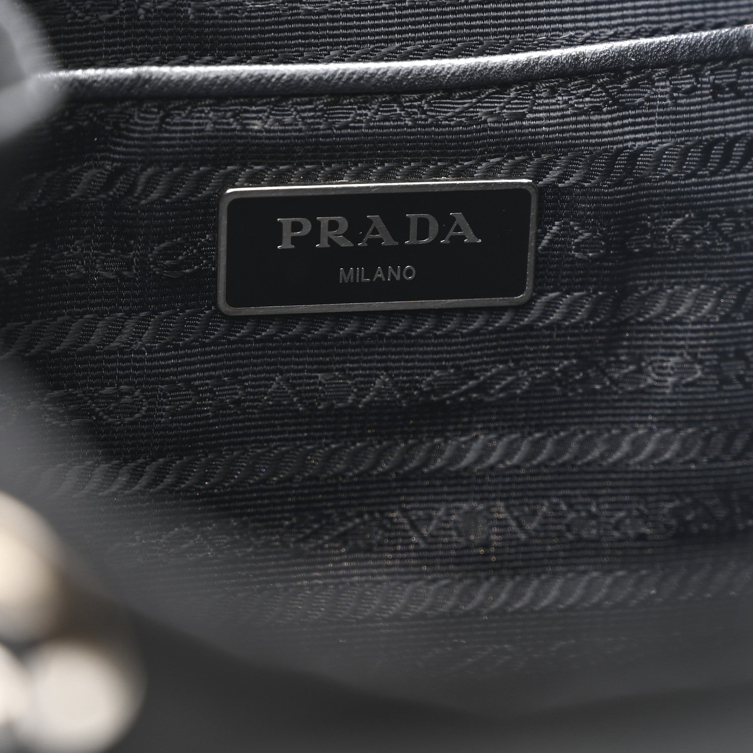 Prada Tessuto Nylon Saffiano Medium Backpack Black 6 of 10