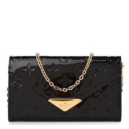 Louis Vuitton Vernis Mira MV Chain Wallet Amarante 1 of 11
