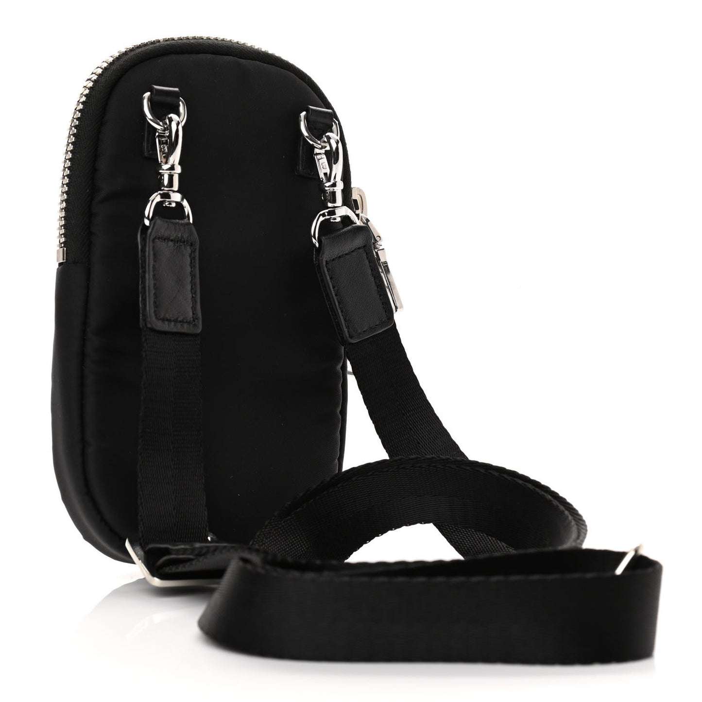 Tessuto Nylon Pocket Mini Bag Black