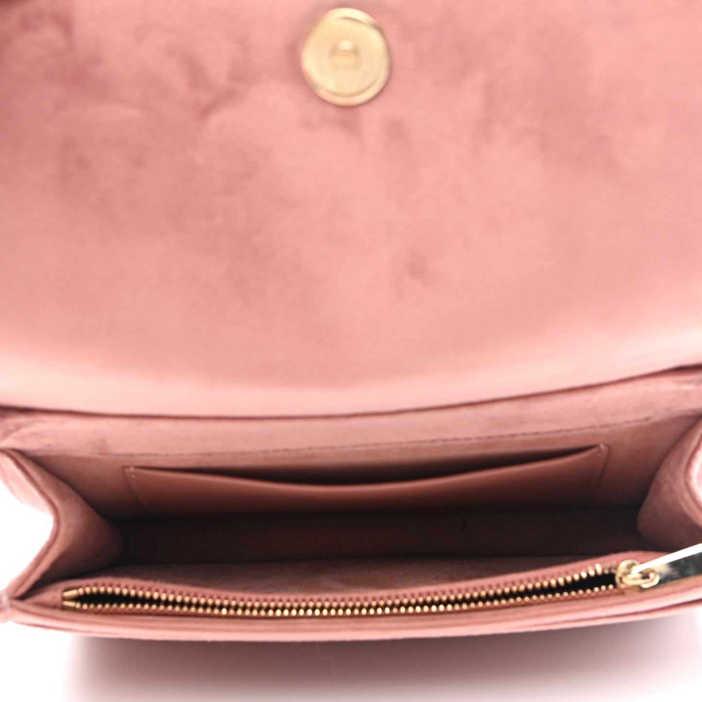 Velvet Diorama Wallet on Chain Pouch Pink