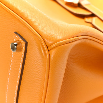 Hermes Epsom Candy Birkin 35 Jaune D'Or Feu 10 of 12