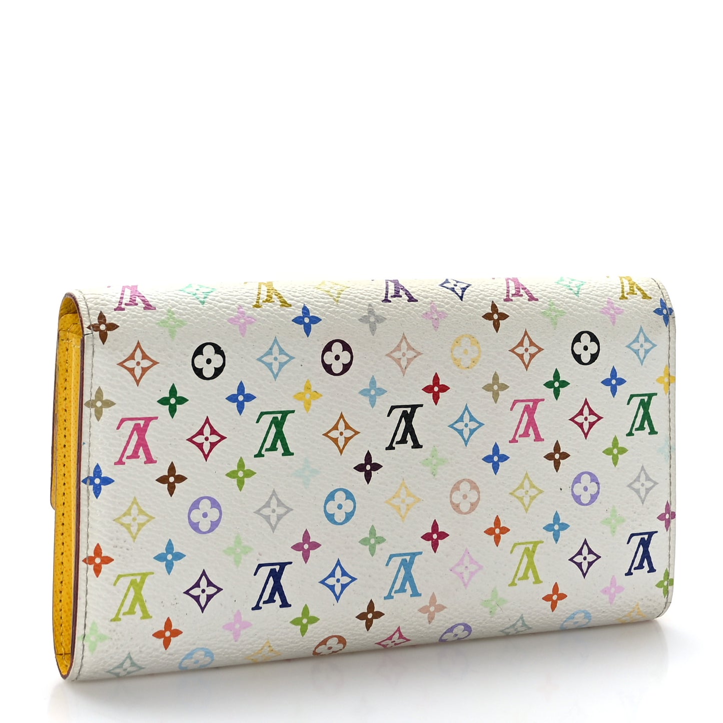 Monogram Multicolor Sarah Wallet White Figue