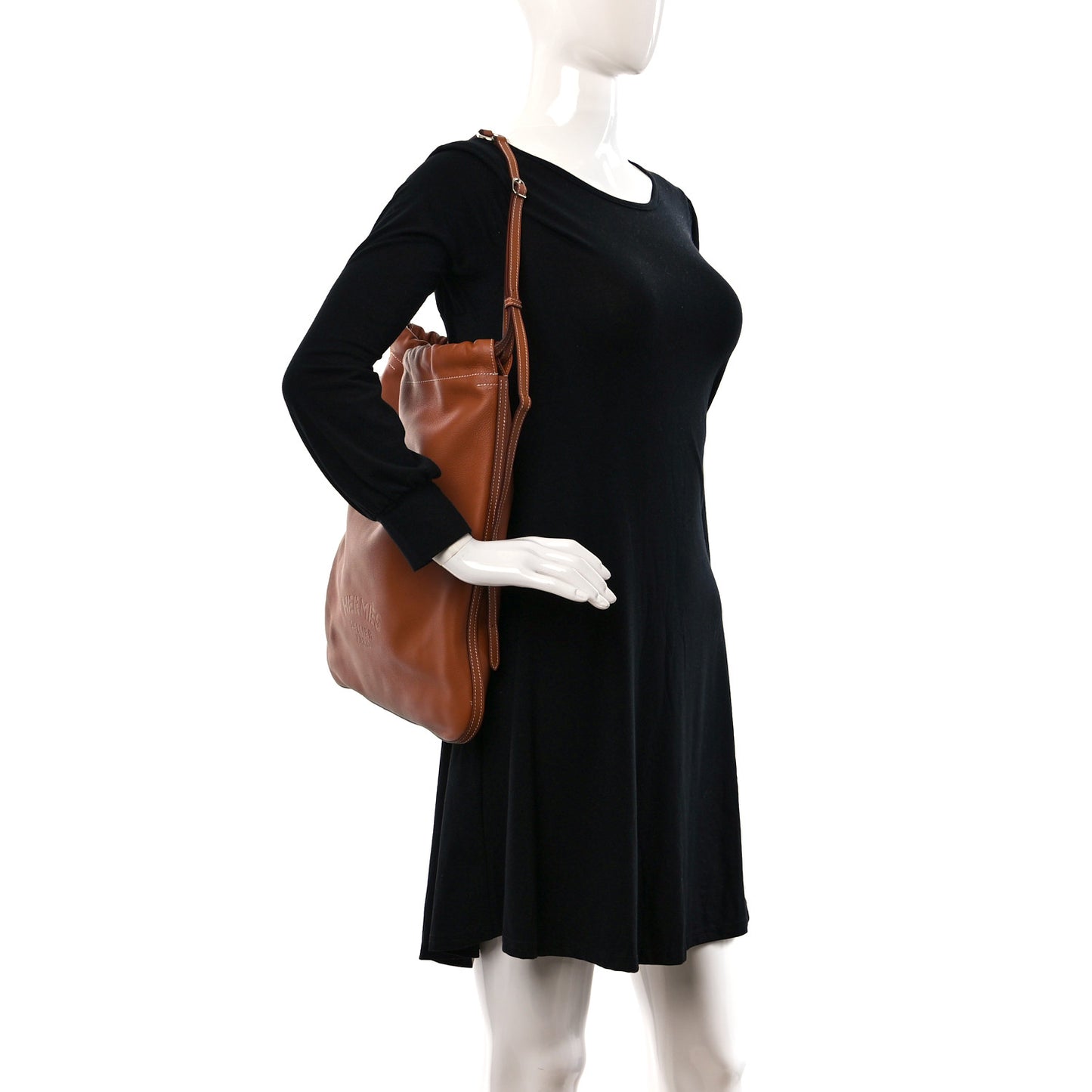 Cheri Calfskin Bridado Backpack Gold