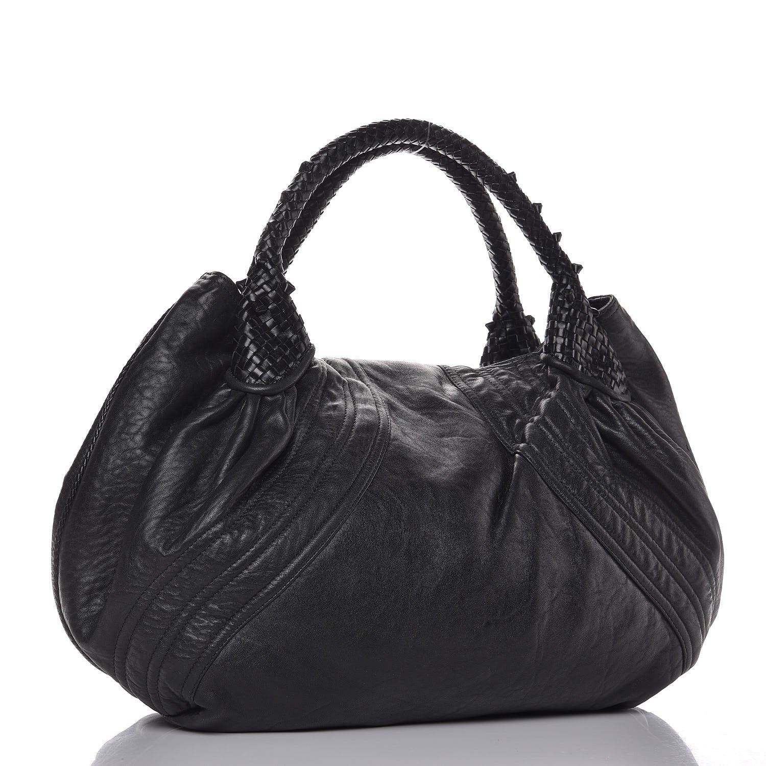 Fendi Nappa Nuvolata Spy Black 3 of 9