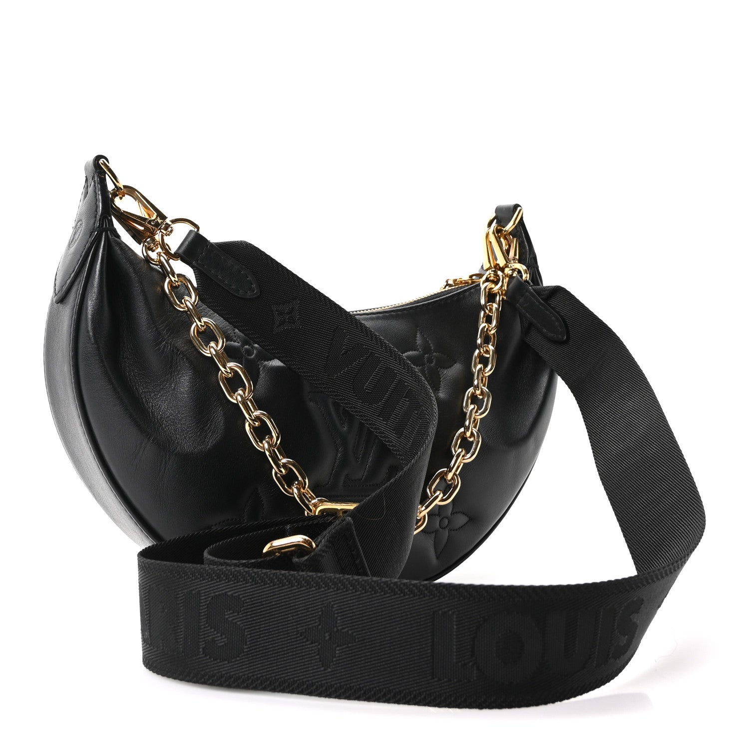 Louis Vuitton Calfskin Bubblegram Over The Moon Black 2 of 8