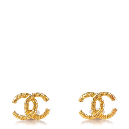 Chanel CC Clip On Earrings Gold 1 of 5