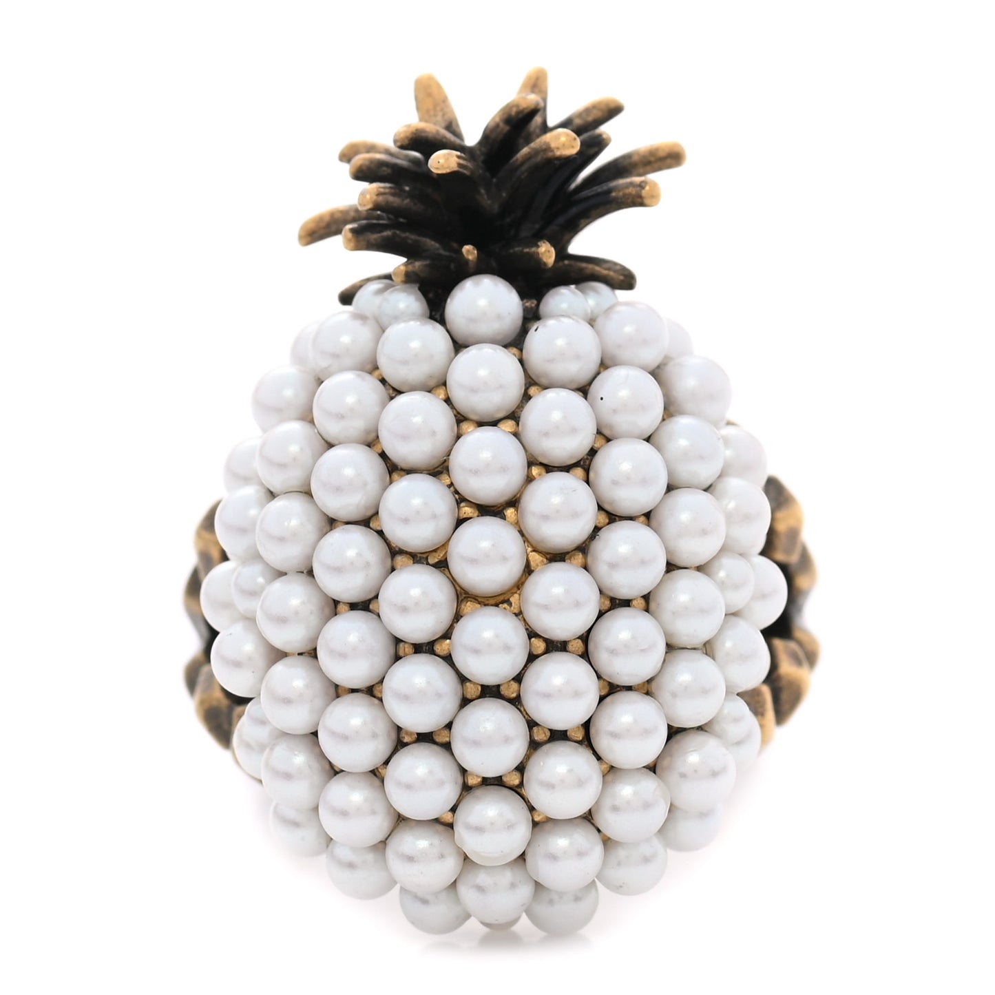 Pearl Pineapple Ring L Cream