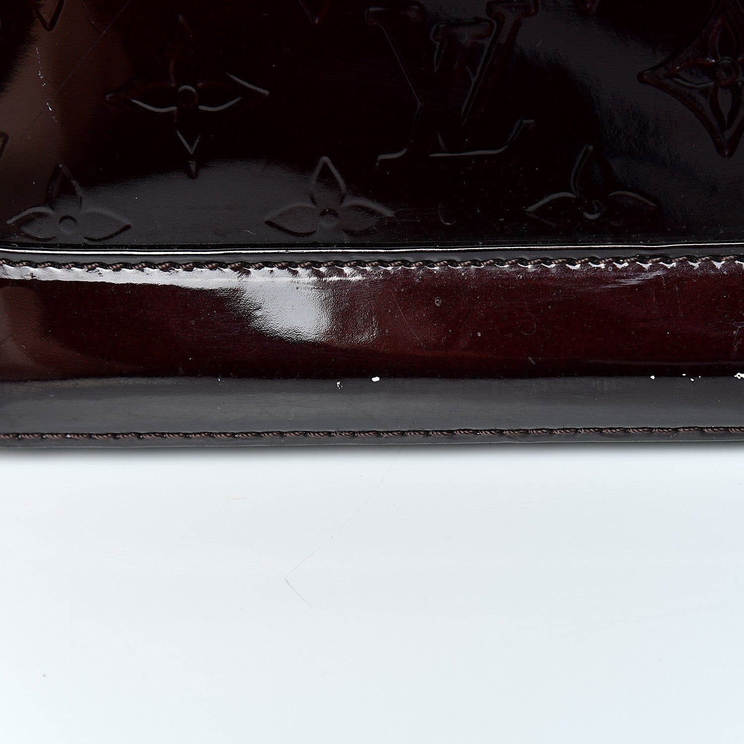 Louis Vuitton Vernis Alma GM Amarante 16 of 23