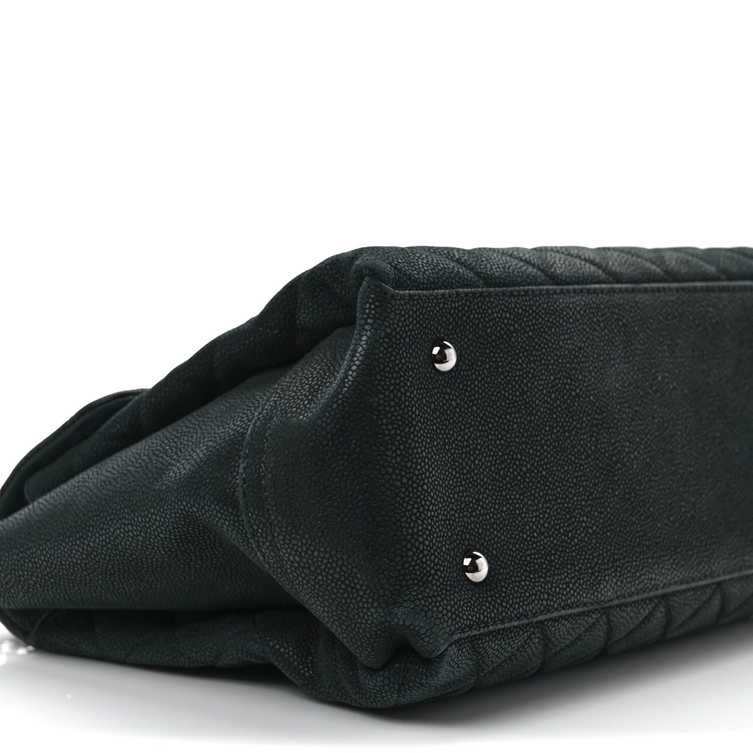 Chanel Iridescent Caviar Medium Lady Pearly Flap Black 7 of 8