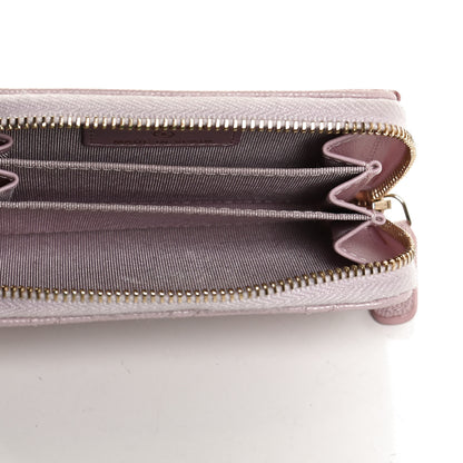 Chanel Caviar Quilted Zip Coin Purse Light Pink 5 of 13