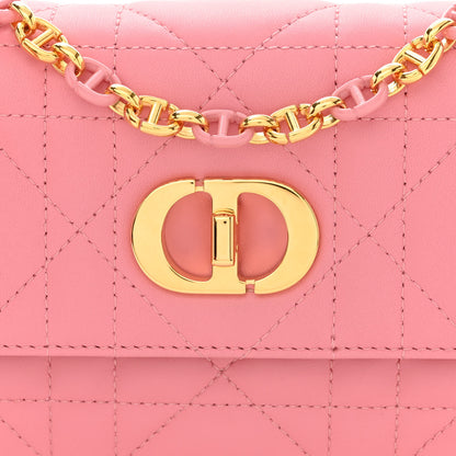 Christian Dior Lambskin Macrocannage Mini Miss Caro Bag Pink 8 of 10