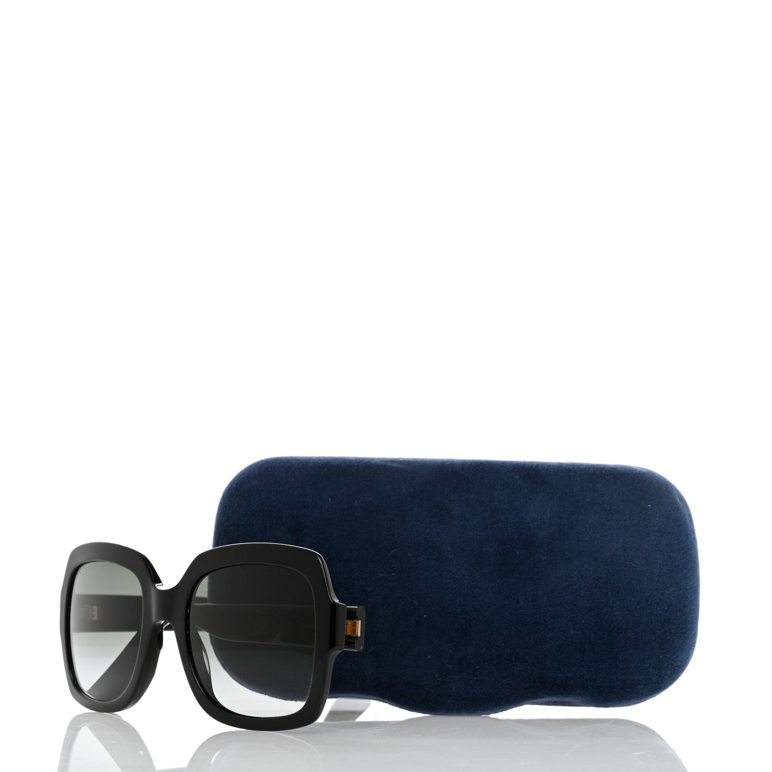 Gucci Acetate Square Frame Sunglasses GG0036S Black 8 of 8