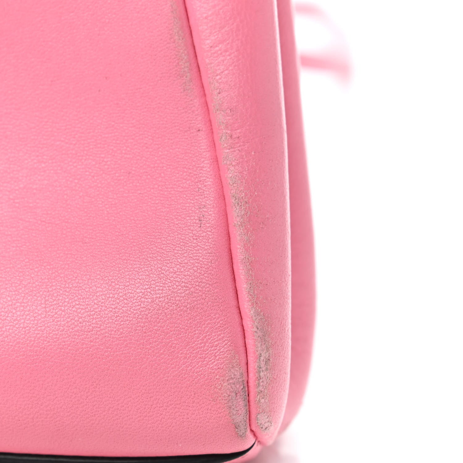 Fendi Shiny Nappa Micro Peekaboo Iconic Satchel Rosa Fluo 6 of 6