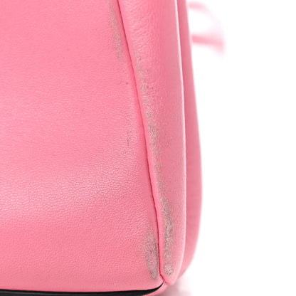 Fendi Shiny Nappa Micro Peekaboo Iconic Satchel Rosa Fluo 6 of 6