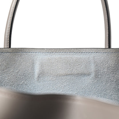 Prada City Calfskin Large Etiquette Tote Light Grey 14 of 14