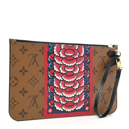 Louis Vuitton Reverse Monogram Kabuki MM GM Pochette 3 of 7
