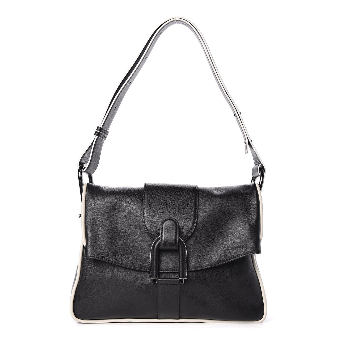 Polo PM Givry Shoulder Bag Black Ivory