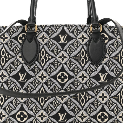 Louis Vuitton Jacquard Since 1854 Onthego GM Grey 7 of 11