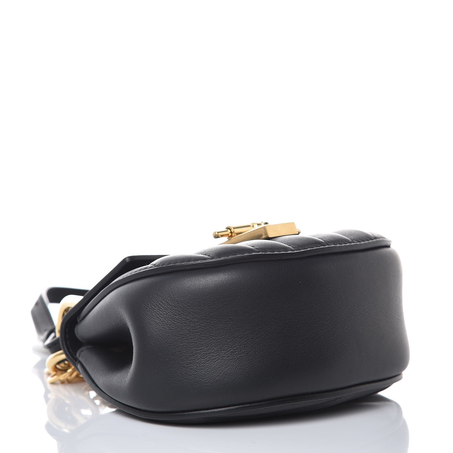 Chloe Calfskin Quilted Nano Drew Bijou Shoulder Bag Black 4 of 6