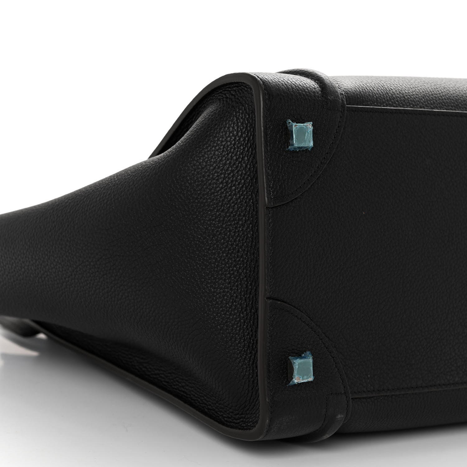 Celine Drummed Calfskin Mini Luggage Black 8 of 9