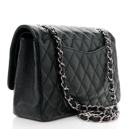 Chanel Caviar Quilted Medium Double Flap Black 3 of 15