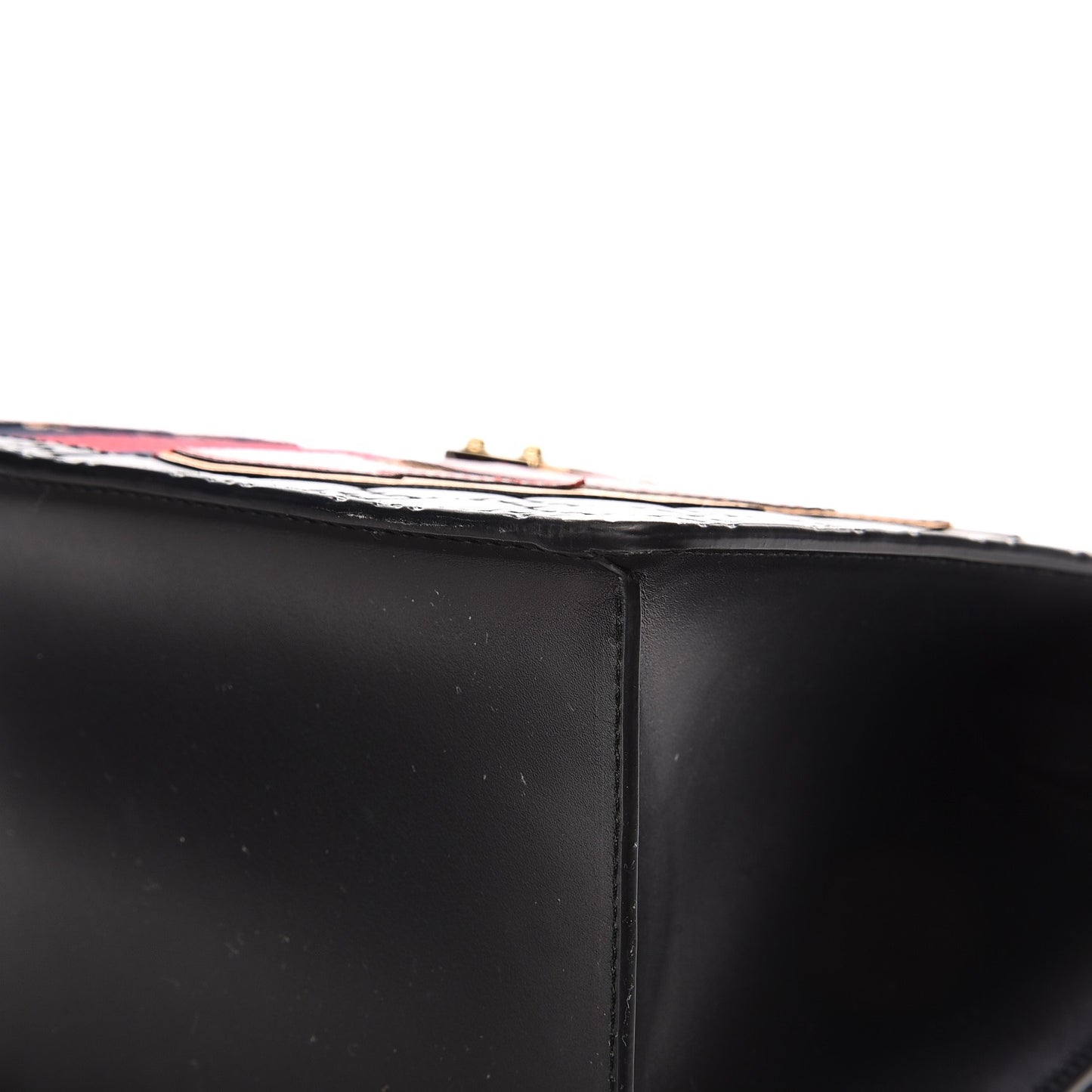 Guccissima Signature Medium Sylvie Top Handle Bag Black
