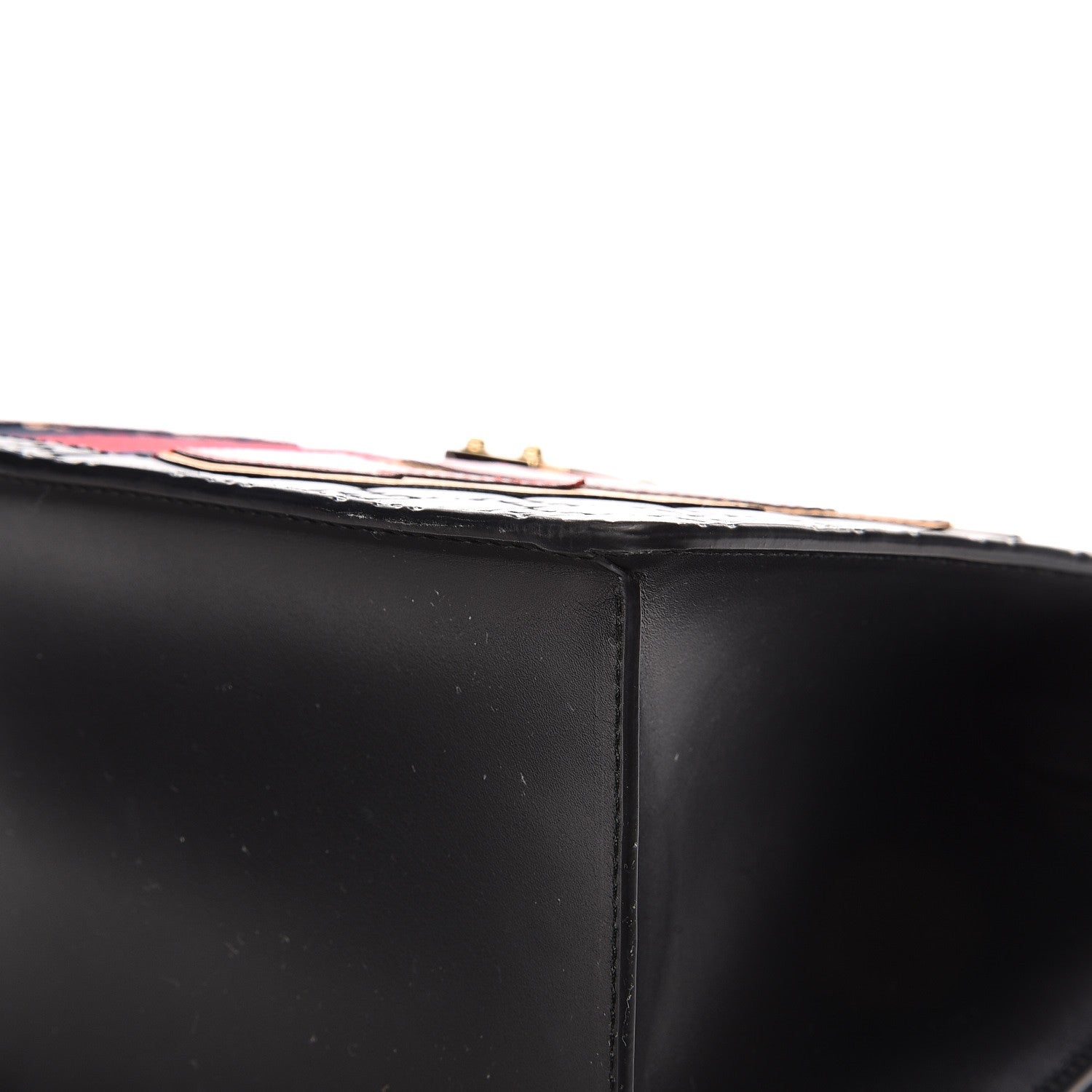 Gucci Guccissima Signature Medium Sylvie Top Handle Bag Black 13 of 13