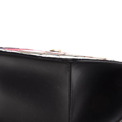 Gucci Guccissima Signature Medium Sylvie Top Handle Bag Black 13 of 13