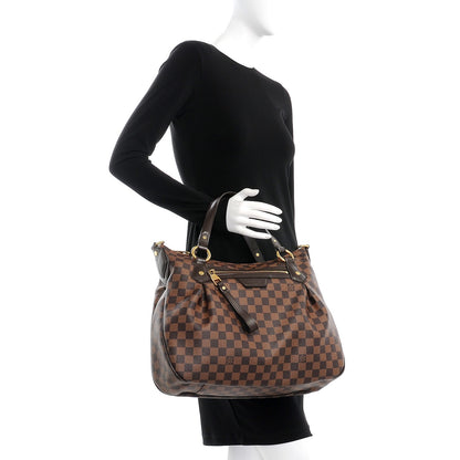 Louis Vuitton Damier Ebene Evora MM 3 of 8
