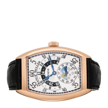 Franck Muller 18K Yellow Gold Alligator 36mm Master of Complications Automatic Watch 7880HRJN 2 of 6