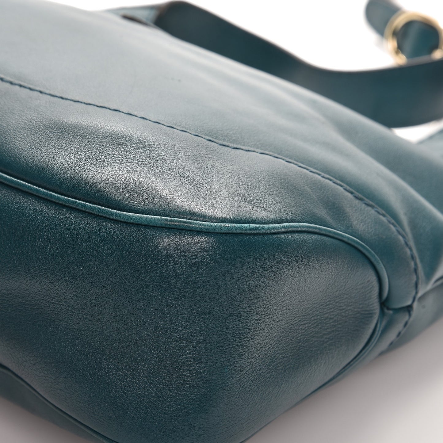 Calfskin Medium New Jackie Shoulder Bag Teal
