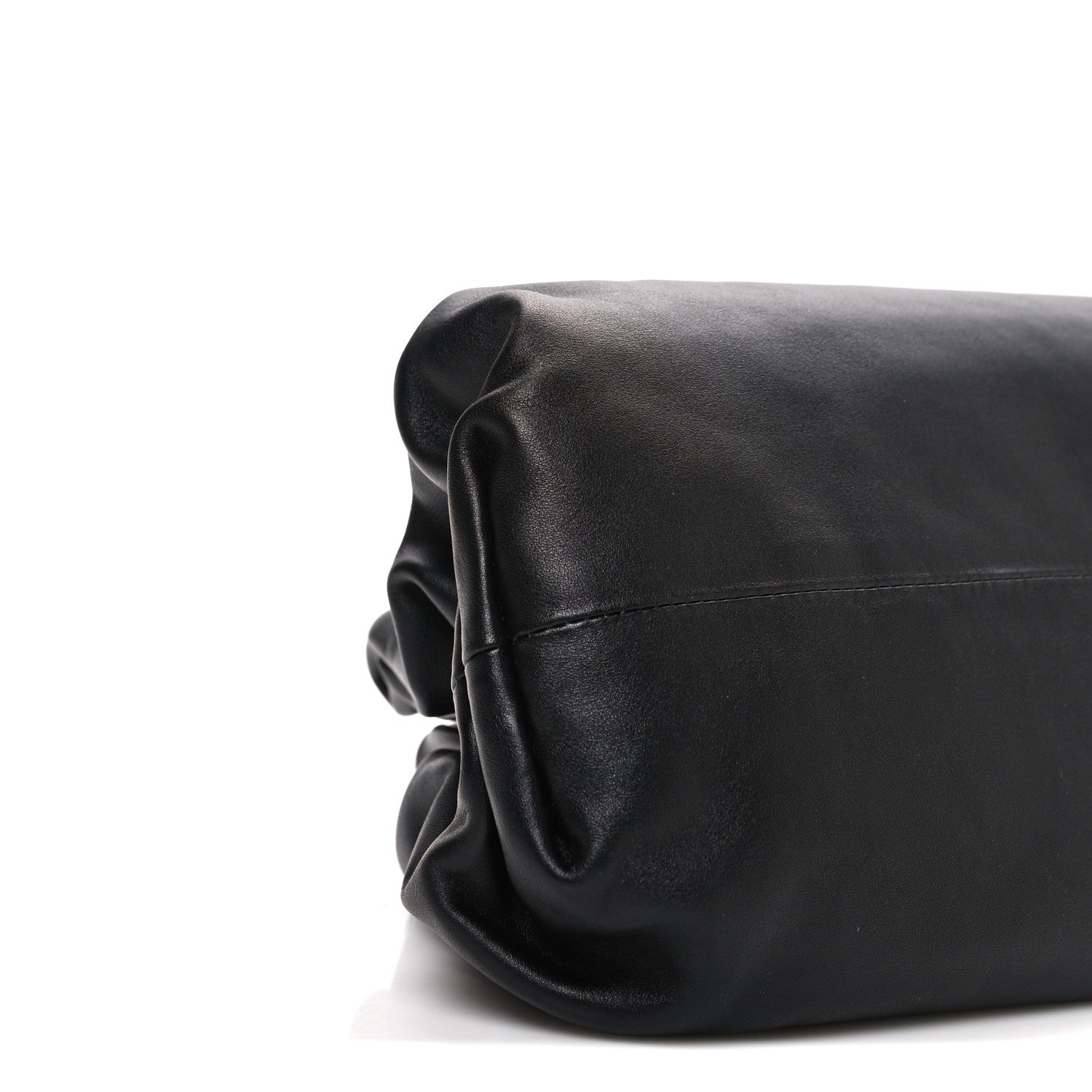 Bottega Veneta Smooth Butter Calf The Pouch Oversized Clutch Black 10 of 11