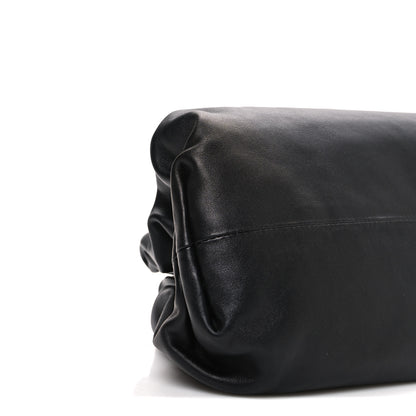 Bottega Veneta Smooth Butter Calf The Pouch Oversized Clutch Black 10 of 11