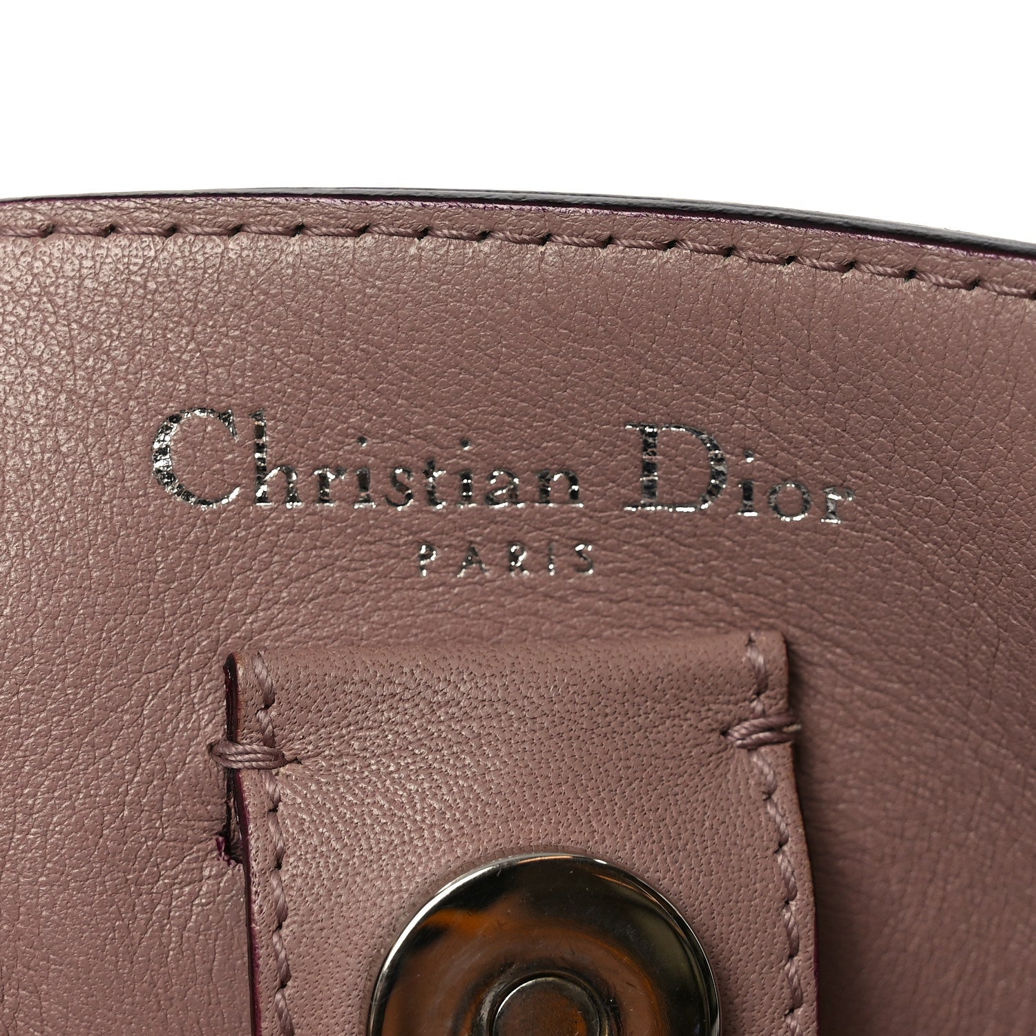 Christian Dior Smooth Calfskin Large Diorissimo Tote Blue 5 of 9
